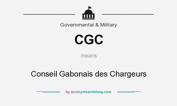 What does CGC mean? It stands for Conseil Gabonais des Chargeurs