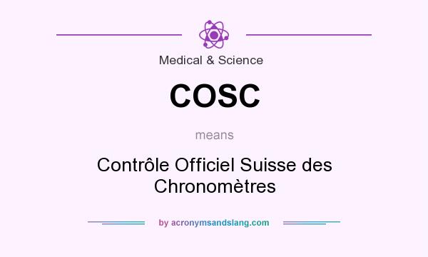 What does COSC mean? It stands for Contrôle Officiel Suisse des Chronomètres