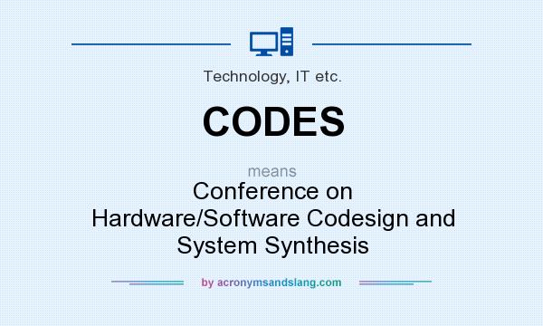 What does CODES mean? It stands for Conference on Hardware/Software Codesign and System Synthesis