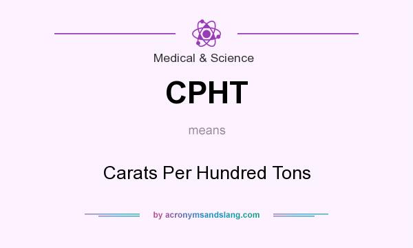 What does CPHT mean? It stands for Carats Per Hundred Tons