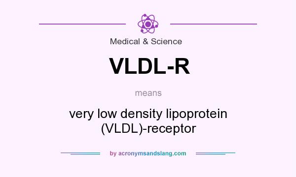 What does VLDL-R mean? It stands for very low density lipoprotein (VLDL)-receptor