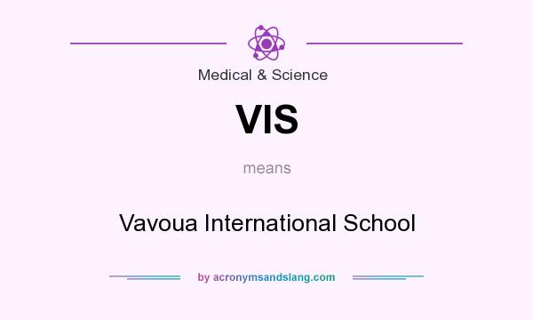 What does VIS mean? It stands for Vavoua International School