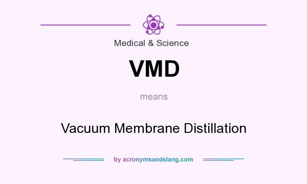 What does VMD mean? It stands for Vacuum Membrane Distillation