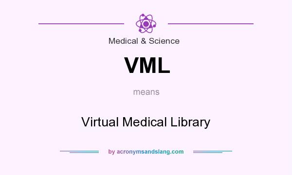 What does VML mean? It stands for Virtual Medical Library