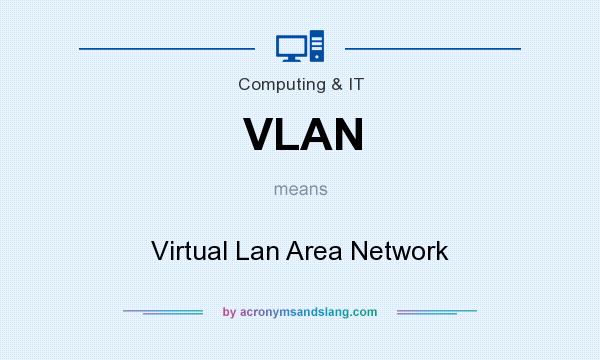 What does VLAN mean? It stands for Virtual Lan Area Network