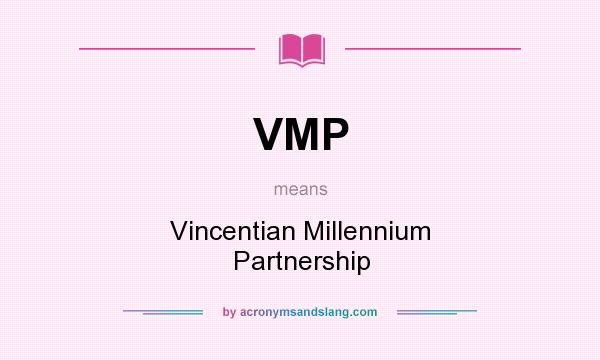 What does VMP mean? It stands for Vincentian Millennium Partnership