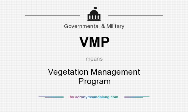 What does VMP mean? It stands for Vegetation Management Program