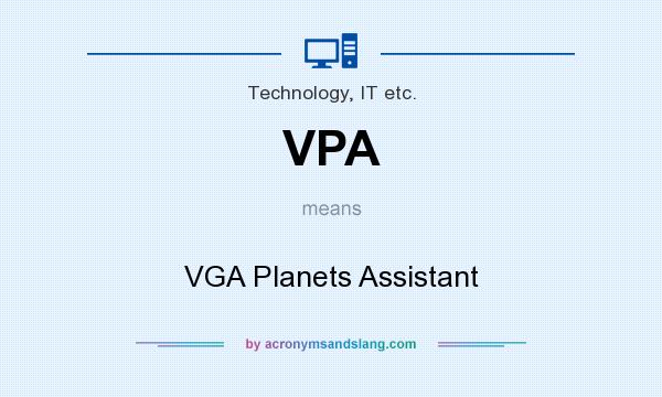 What does VPA mean? It stands for VGA Planets Assistant