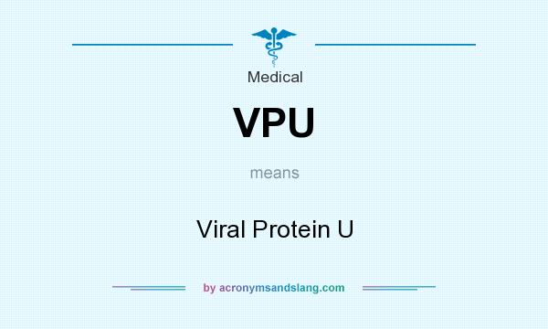 What does VPU mean? It stands for Viral Protein U