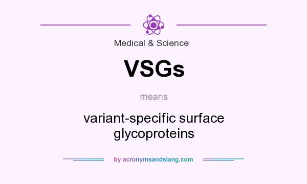 What does VSGs mean? It stands for variant-specific surface glycoproteins