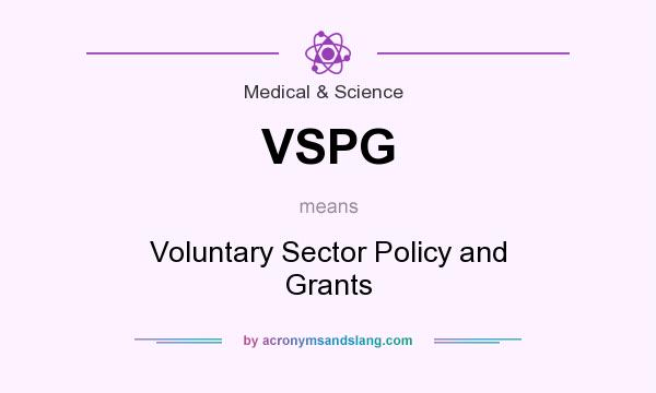 What does VSPG mean? It stands for Voluntary Sector Policy and Grants
