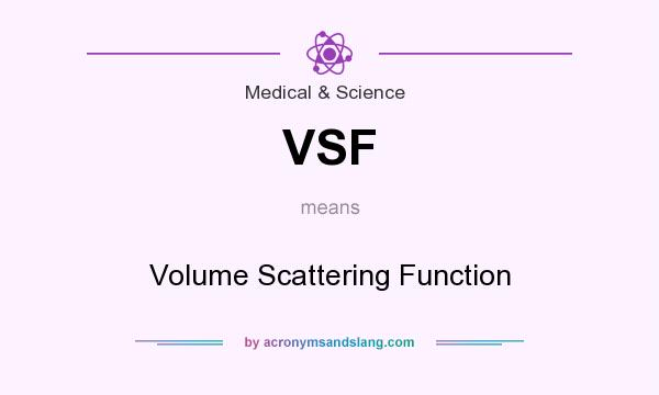 What does VSF mean? It stands for Volume Scattering Function