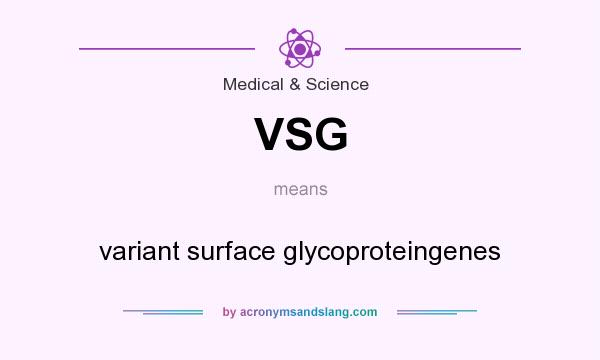 What does VSG mean? It stands for variant surface glycoproteingenes