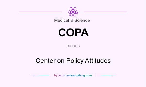 copa-center-on-policy-attitudes-in-medical-science-by