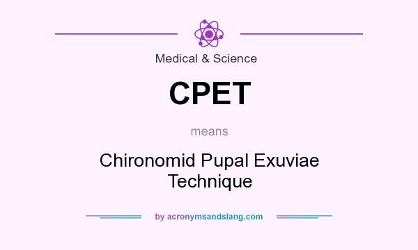 What does CPET mean? It stands for Chironomid Pupal Exuviae Technique
