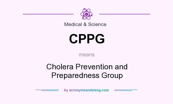 What does CPPG mean? It stands for Cholera Prevention and Preparedness Group