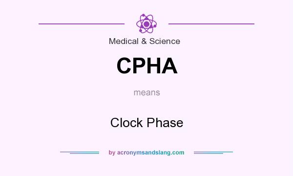 What does CPHA mean? It stands for Clock Phase