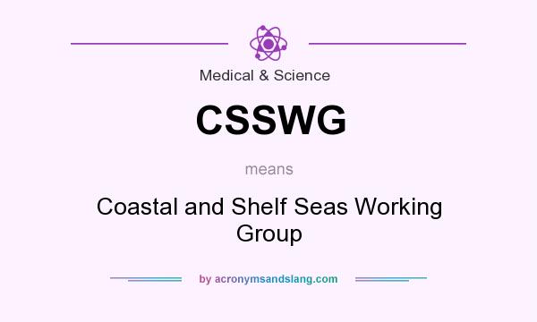 What does CSSWG mean? It stands for Coastal and Shelf Seas Working Group