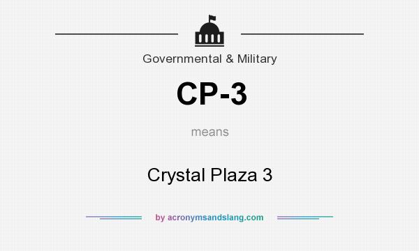 What does CP-3 mean? It stands for Crystal Plaza 3