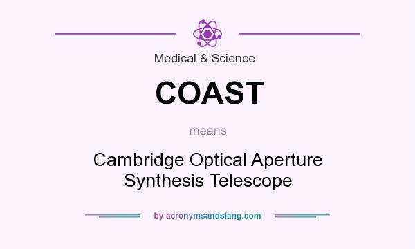 What does COAST mean? It stands for Cambridge Optical Aperture Synthesis Telescope
