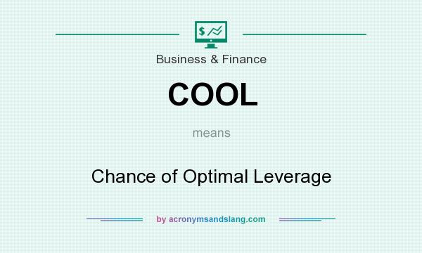 What does COOL mean? It stands for Chance of Optimal Leverage