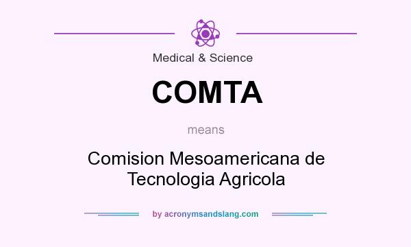 What does COMTA mean? It stands for Comision Mesoamericana de Tecnologia Agricola