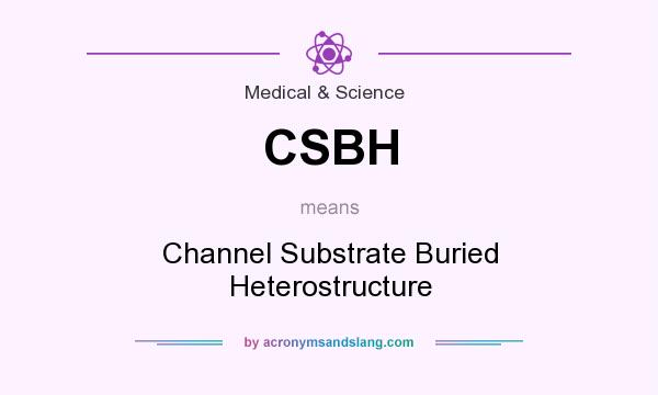 What does CSBH mean? It stands for Channel Substrate Buried Heterostructure