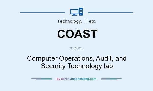 What does COAST mean? It stands for Computer Operations, Audit, and Security Technology lab