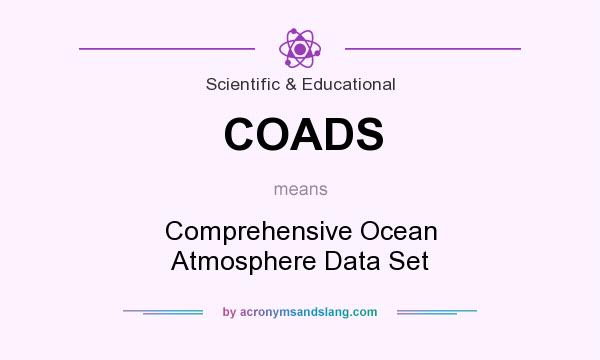 What does COADS mean? It stands for Comprehensive Ocean Atmosphere Data Set