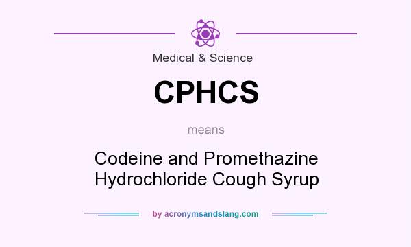 What does CPHCS mean? It stands for Codeine and Promethazine Hydrochloride Cough Syrup