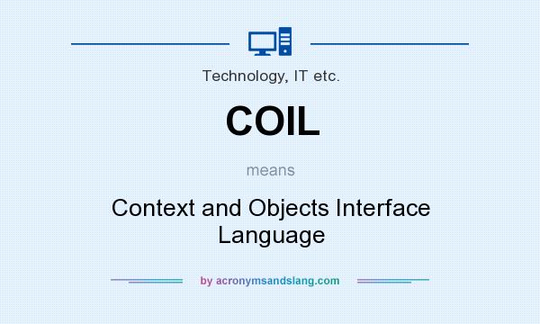 What does COIL mean? It stands for Context and Objects Interface Language