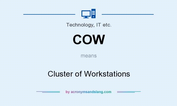 What does COW mean? It stands for Cluster of Workstations