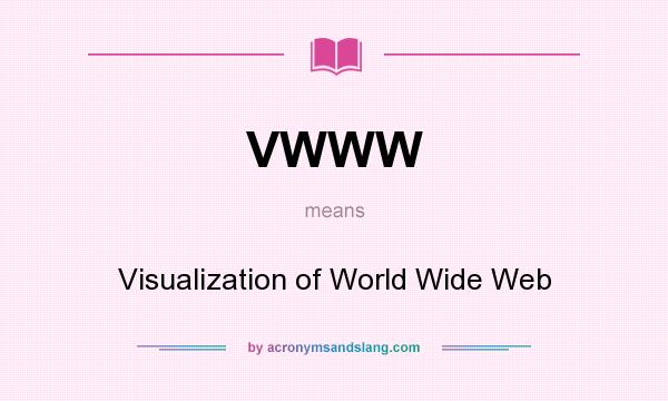 What does VWWW mean? It stands for Visualization of World Wide Web