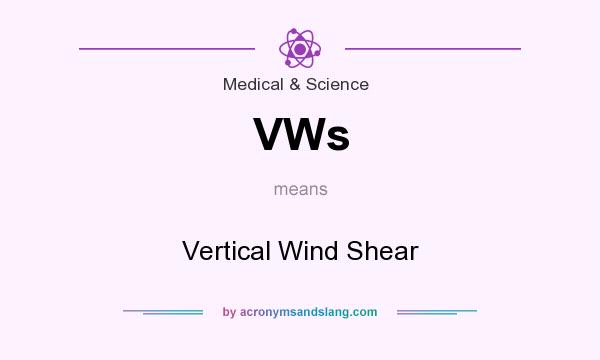 What does VWs mean? It stands for Vertical Wind Shear