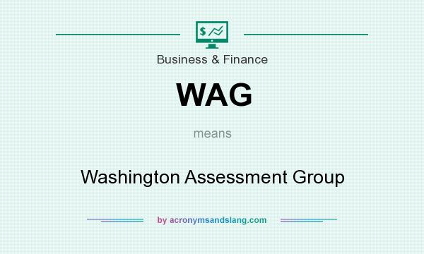 What does WAG mean? It stands for Washington Assessment Group