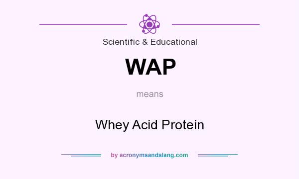 What does WAP mean? It stands for Whey Acid Protein