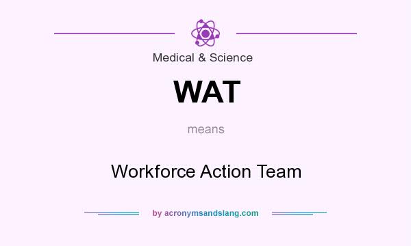 What does WAT mean? It stands for Workforce Action Team