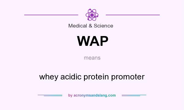 What does WAP mean? It stands for whey acidic protein promoter