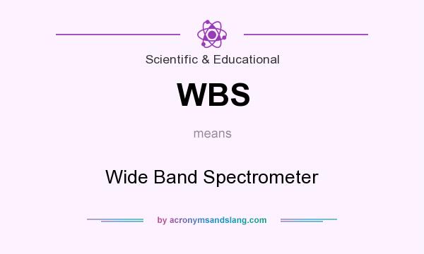 What does WBS mean? It stands for Wide Band Spectrometer