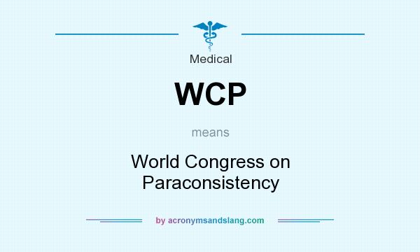 What does WCP mean? It stands for World Congress on Paraconsistency
