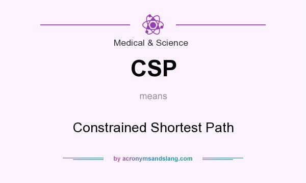What does CSP mean? It stands for Constrained Shortest Path