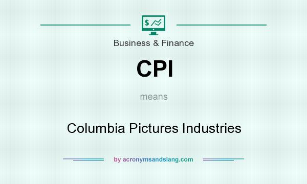 What does CPI mean? It stands for Columbia Pictures Industries