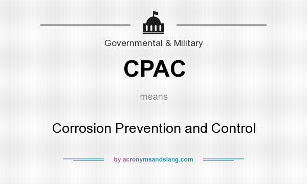What does CPAC mean? It stands for Corrosion Prevention and Control