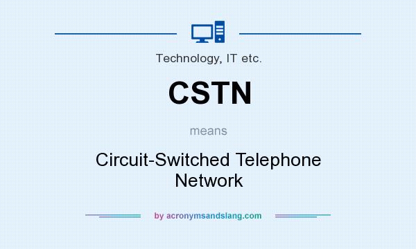 What does CSTN mean? It stands for Circuit-Switched Telephone Network