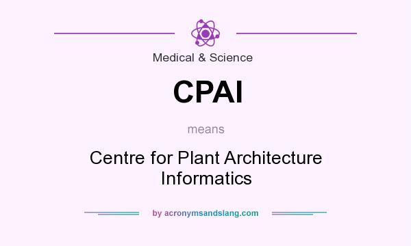 What does CPAI mean? It stands for Centre for Plant Architecture Informatics