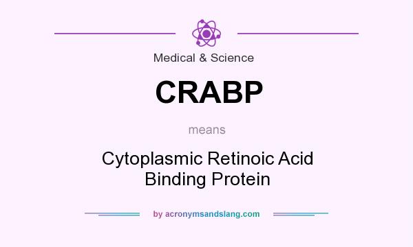 What does CRABP mean? It stands for Cytoplasmic Retinoic Acid Binding Protein