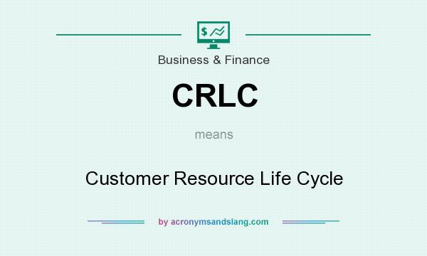 What does CRLC mean? It stands for Customer Resource Life Cycle