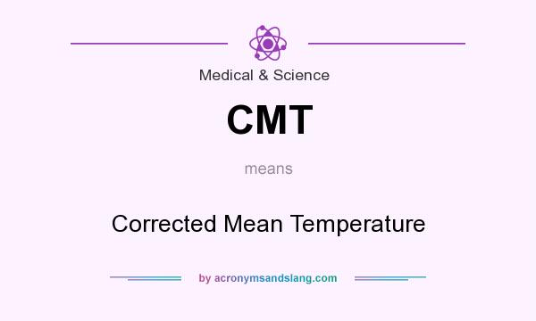 What does CMT mean? It stands for Corrected Mean Temperature