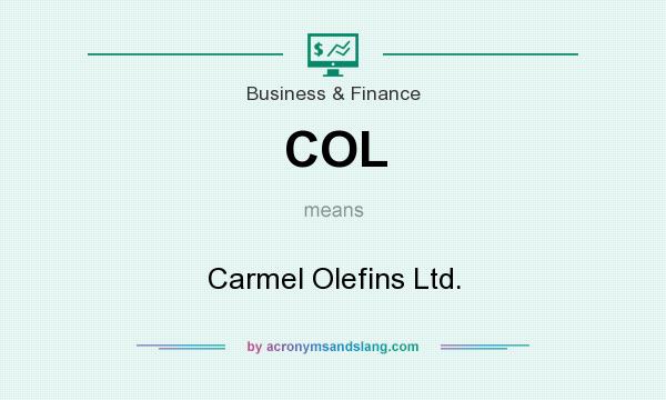 What does COL mean? It stands for Carmel Olefins Ltd.