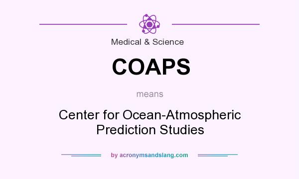 What does COAPS mean? It stands for Center for Ocean-Atmospheric Prediction Studies